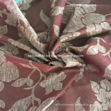 Attractive Regal Red Stria Flower Curtain Fabric